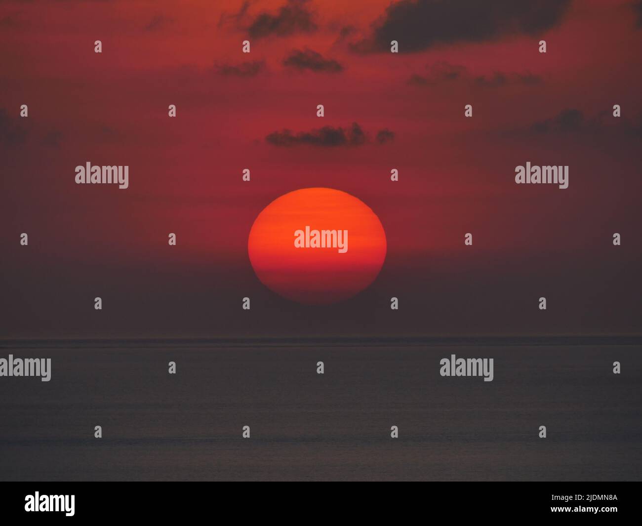 Sunset of sada Mayotte lagoon Stock Photo Alamy