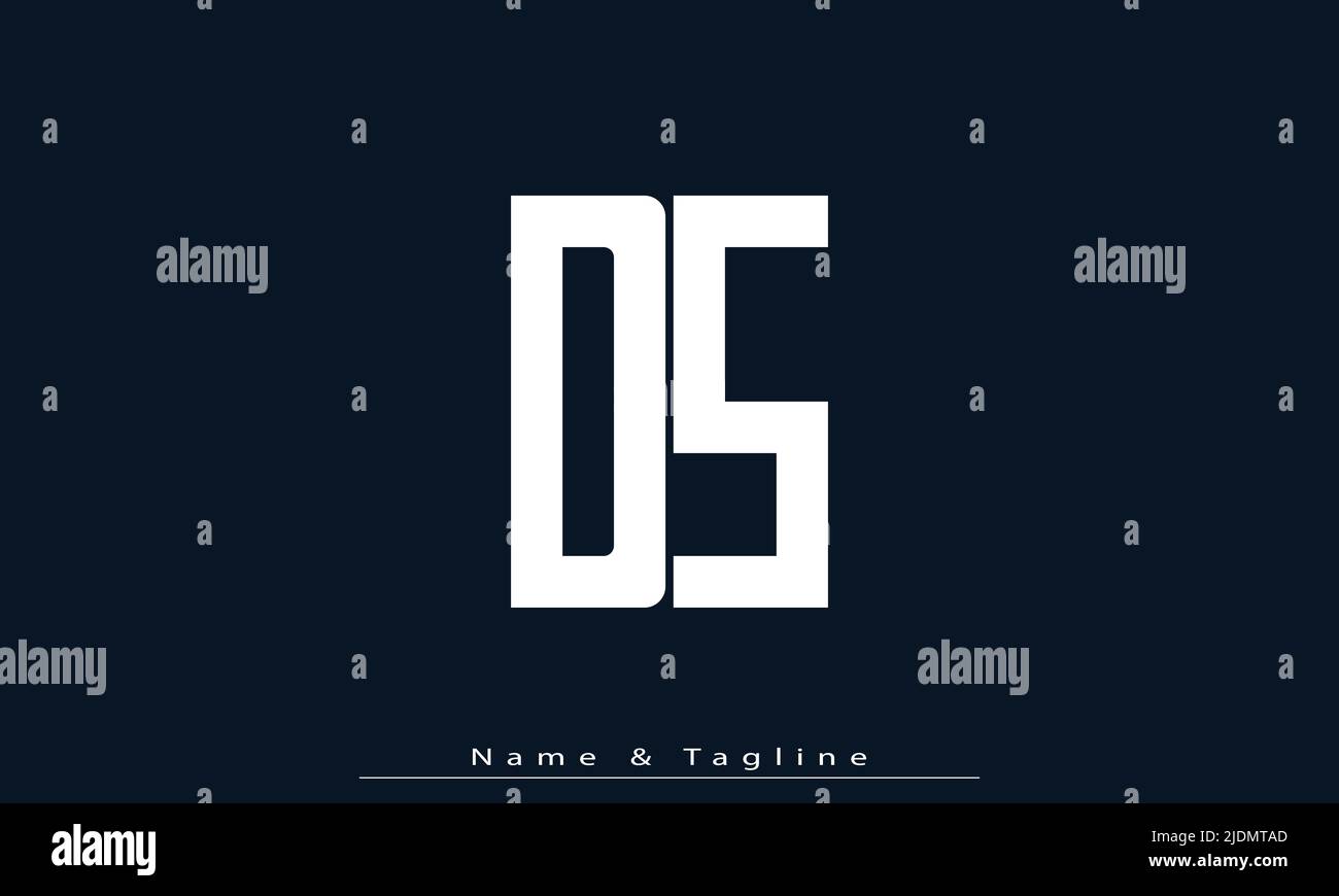 Alphabet letters Initials Monogram logo DS , SD Stock Vector Image ...