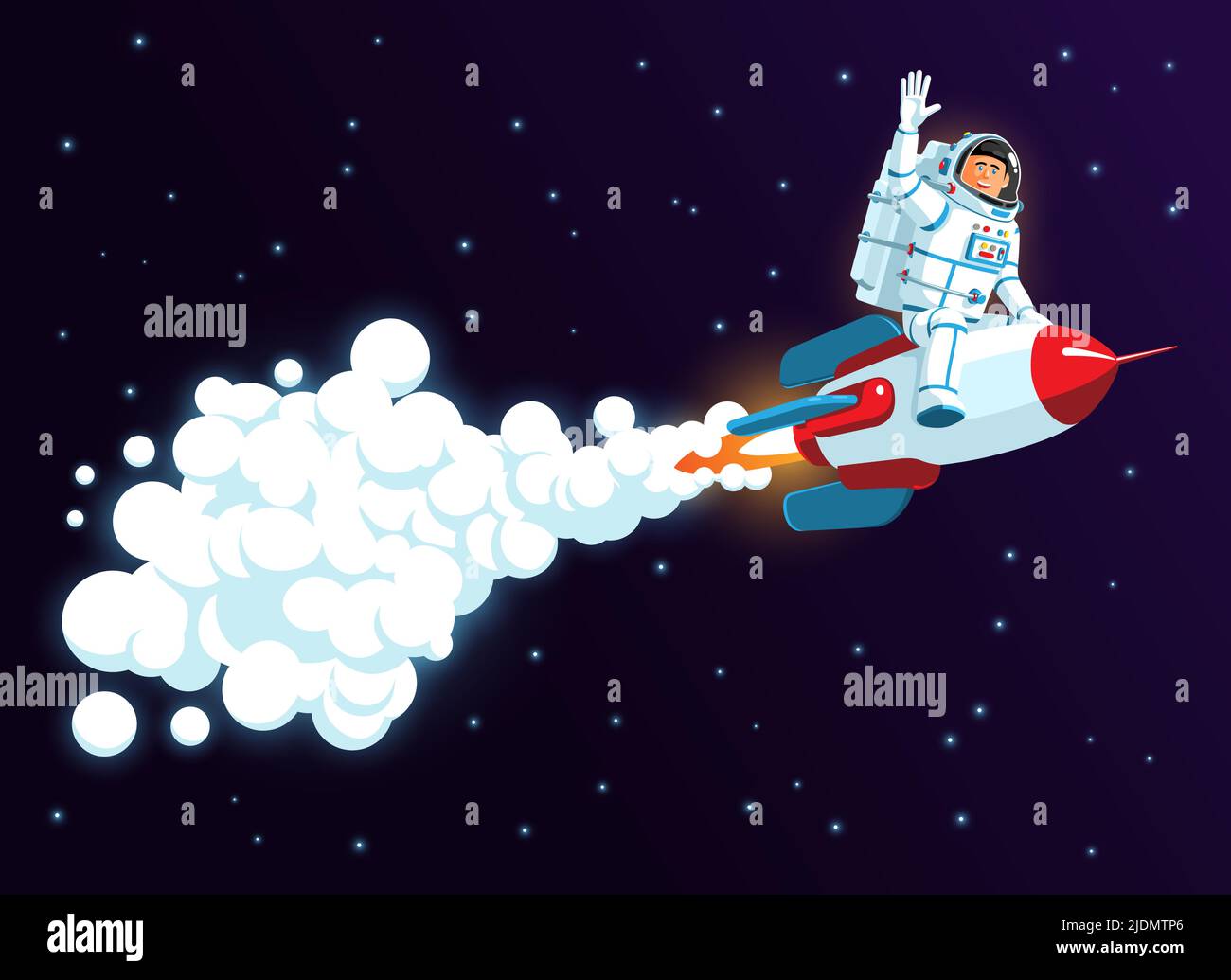 Man On Rocketship Man sitting on rocket ship High Resolution Stock Photography and Images ...