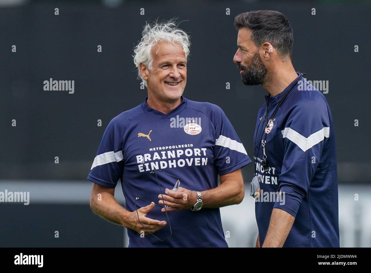 EINDHOVEN, NETHERLANDS - JUNE 20: Assistant coach Fred Rutten of PSV ...