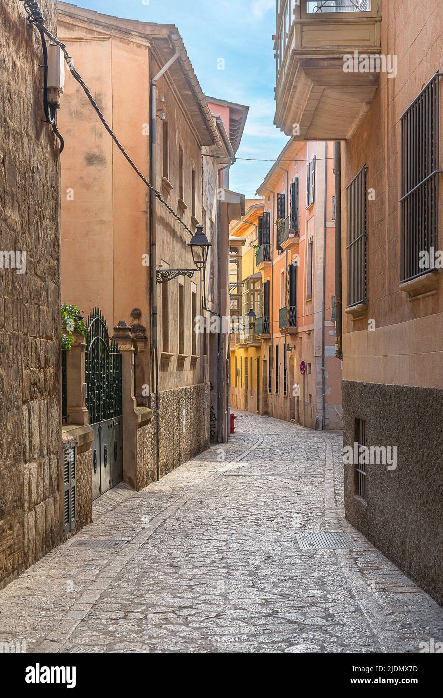 Street in Palma Mallorca Stock Photo