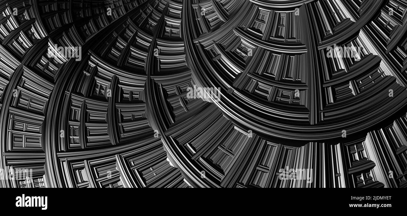 Computer generated abstract  fractal artwork for creative design Stock Photo