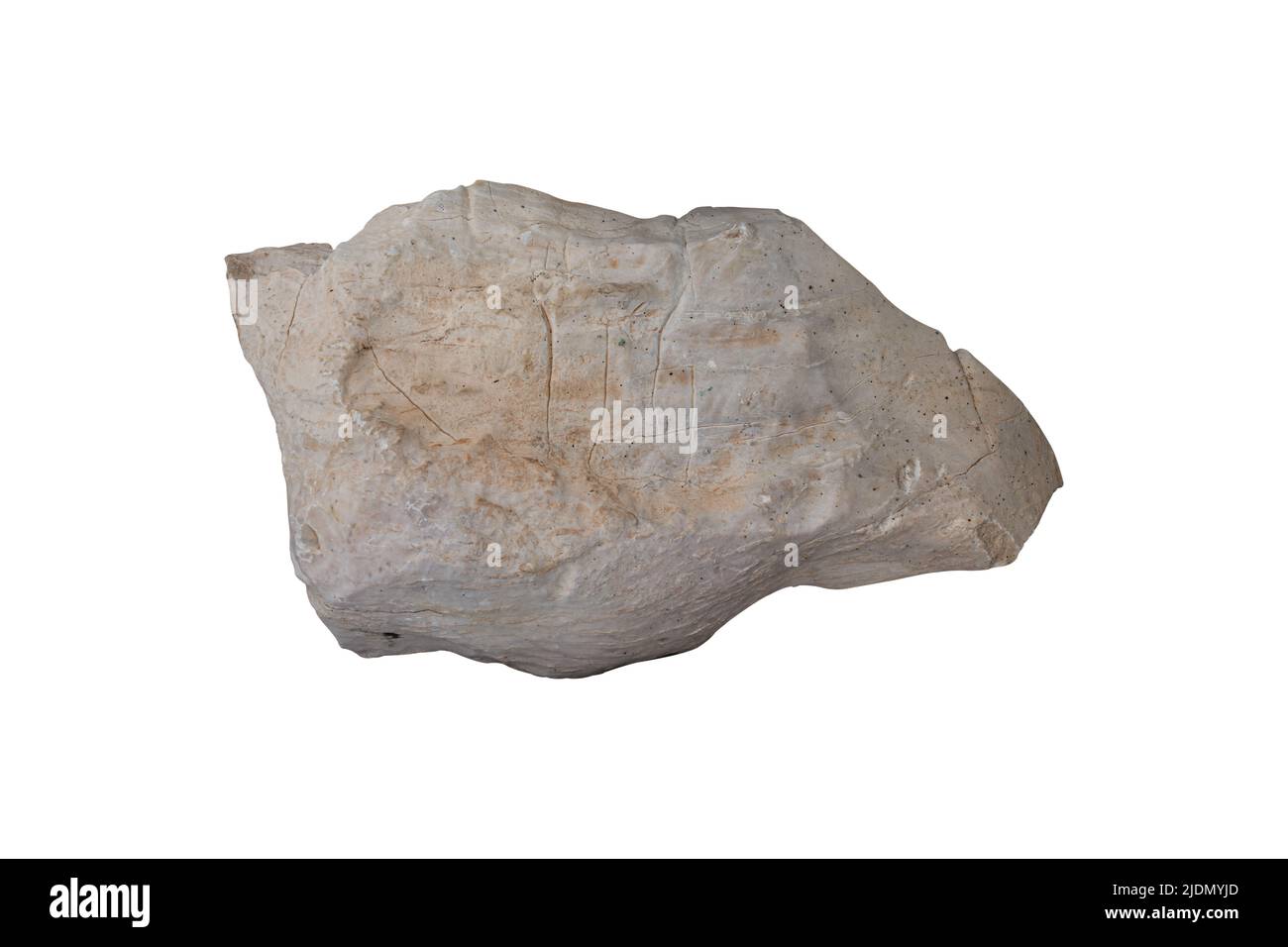 Stones isolated on white background. Rock include clipping path. Stock Photo