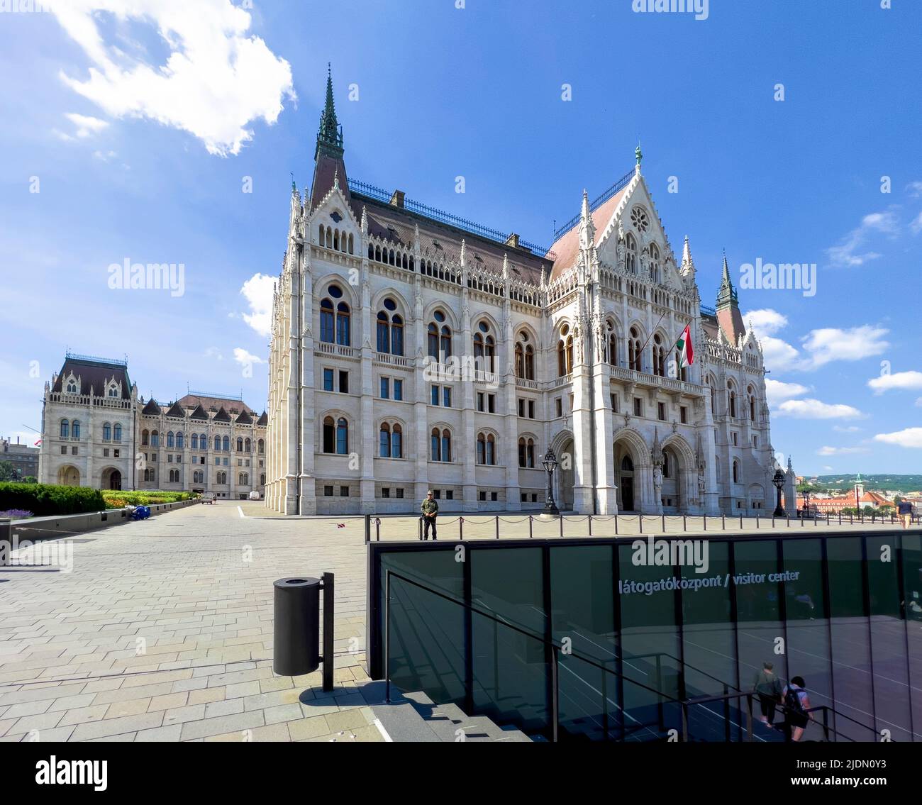 The Hungarian Parliament Building (Országház) in Budapest, Hungary Stock Photo