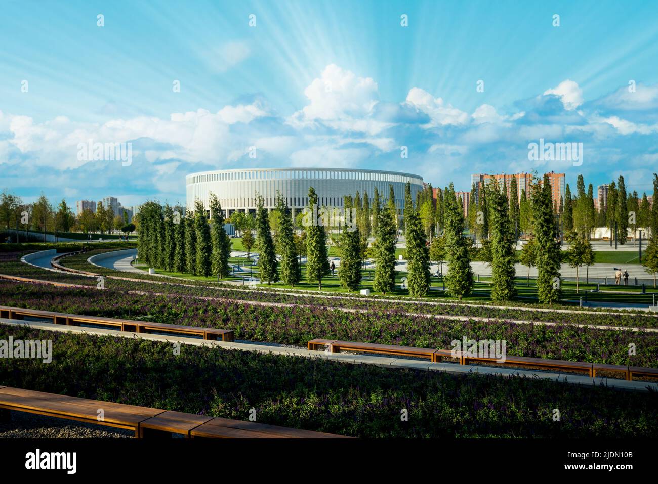 Football stadium Krasnodar. Stadium FC Krasnodar Stock Photo - Alamy