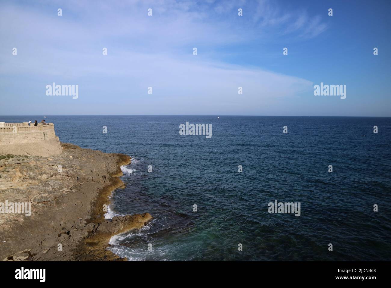 The coast of Santa Maria di Leuca, city in Puglia region, Italy. Stock Photo