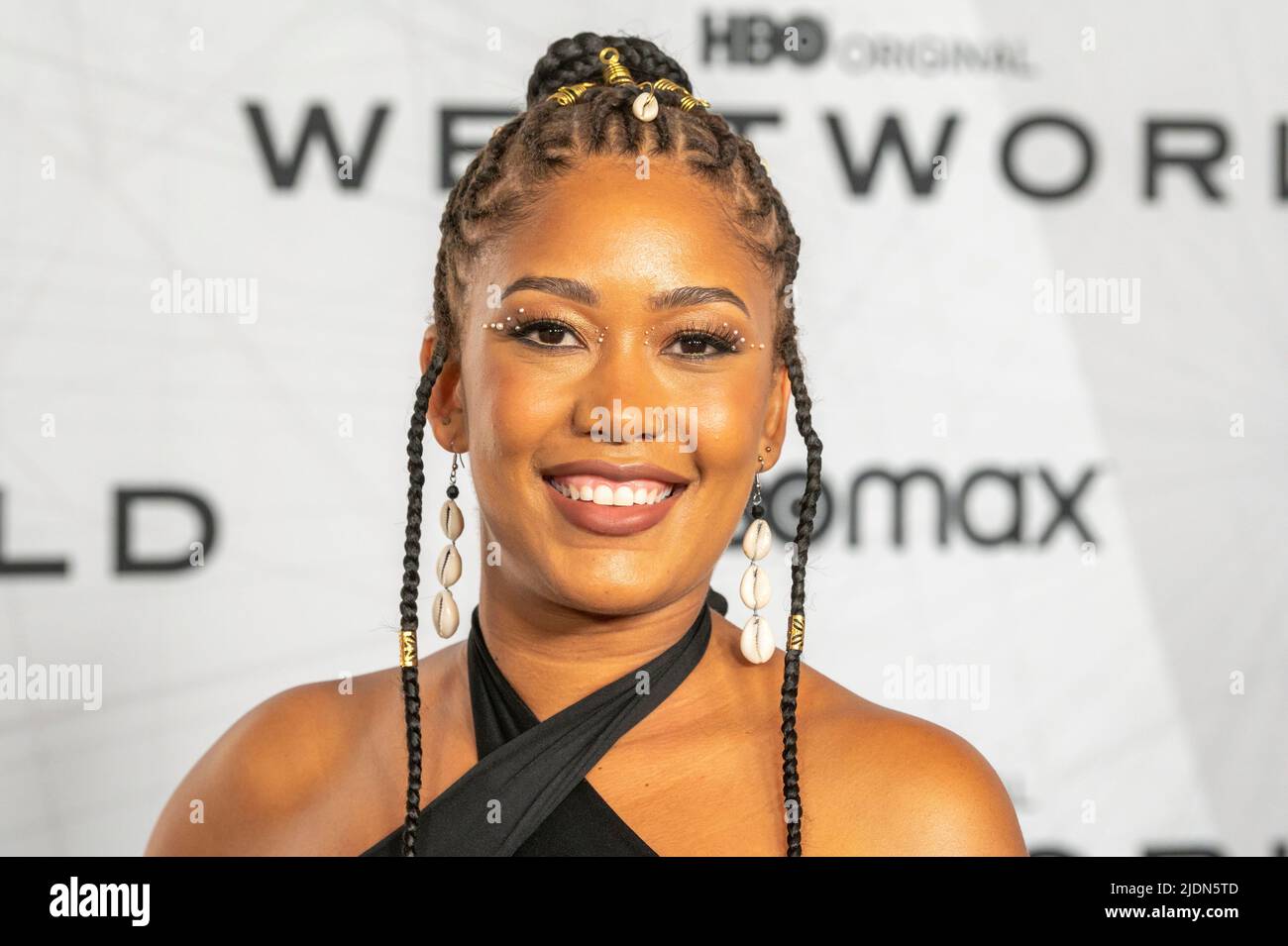 Nozipho Mclean attends HBO's "Westworld" Season 4 premiere at Alice
