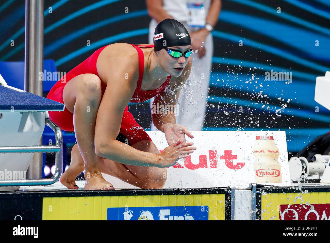 BUDAPEST, HUNGARY JUNE 22 Penny Oleksiak of Canada competing at the