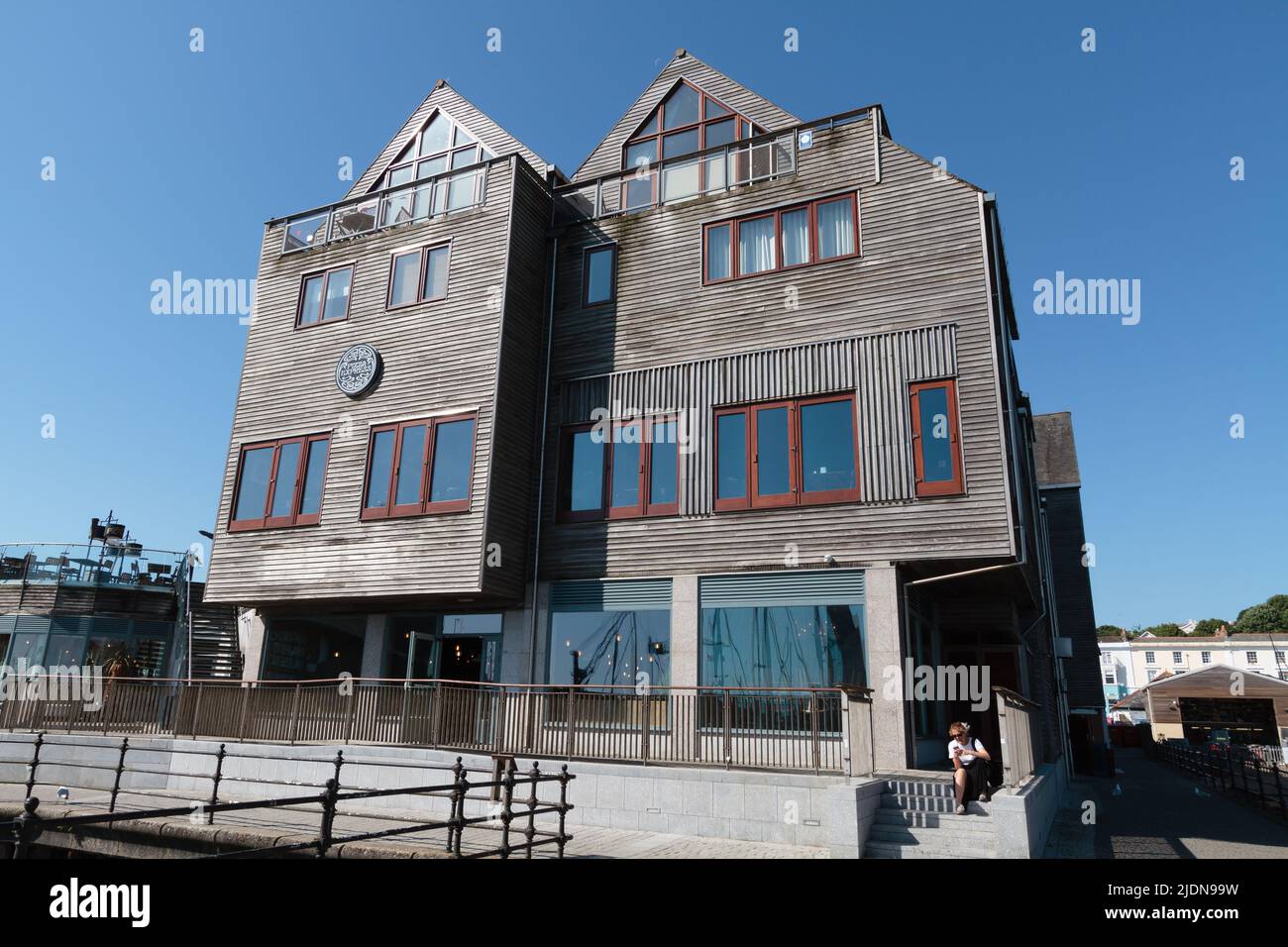 Views of Discovery Quay, Falmouth Stock Photo Alamy