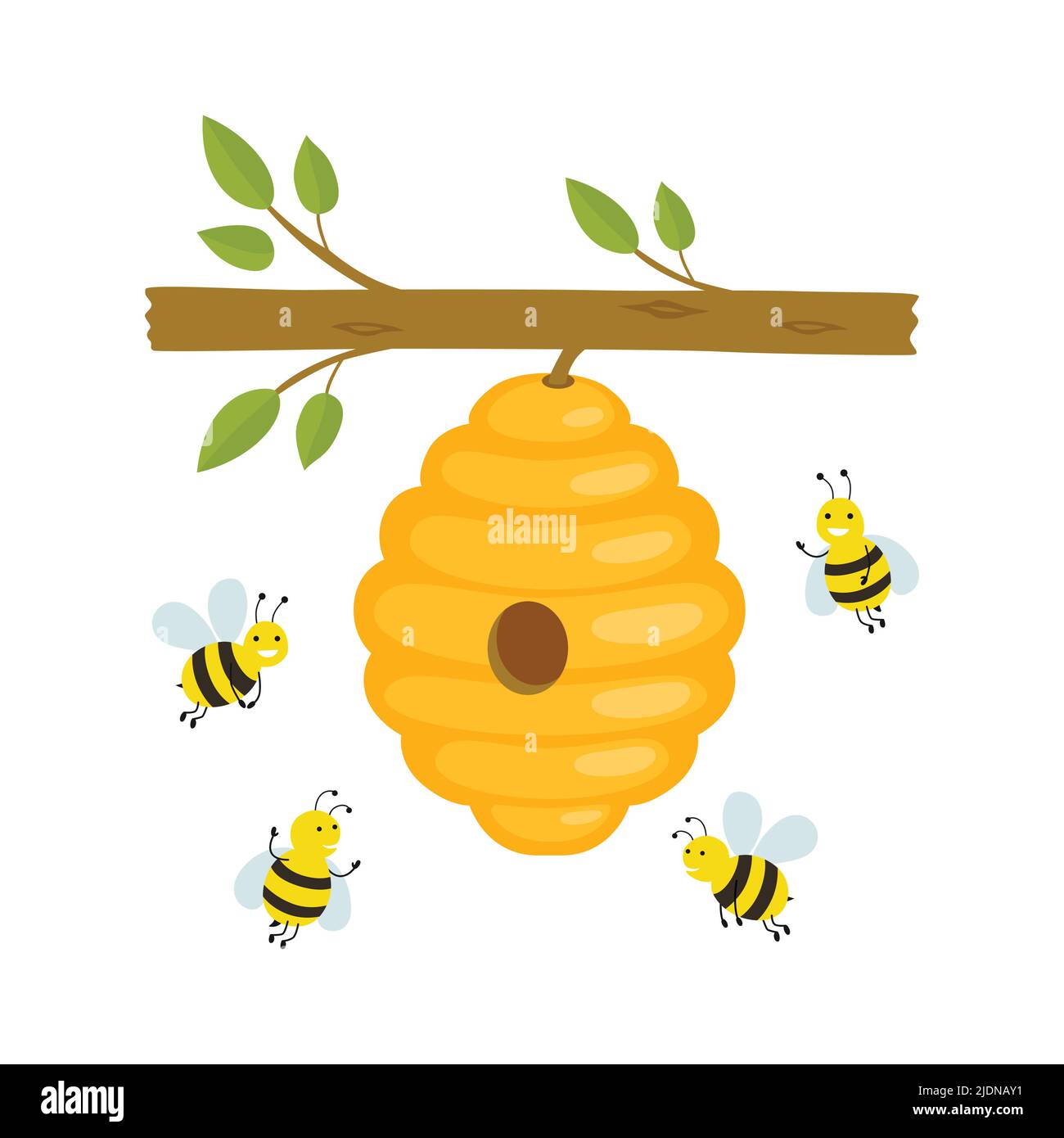 Beehive Illustration