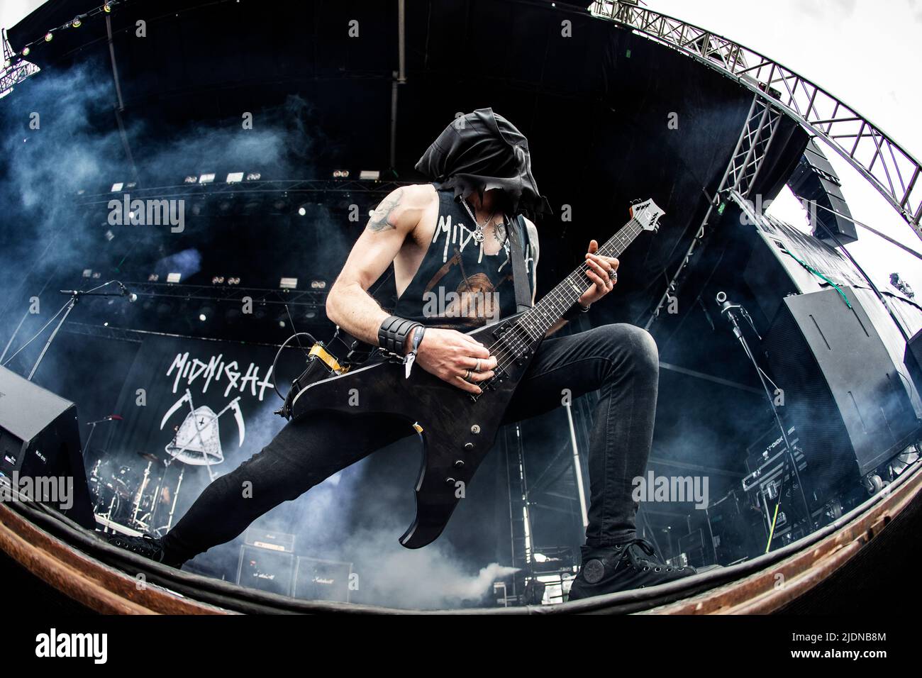 Copenhagen, Denmark. 16th, June 2022. The American metal band Midnight