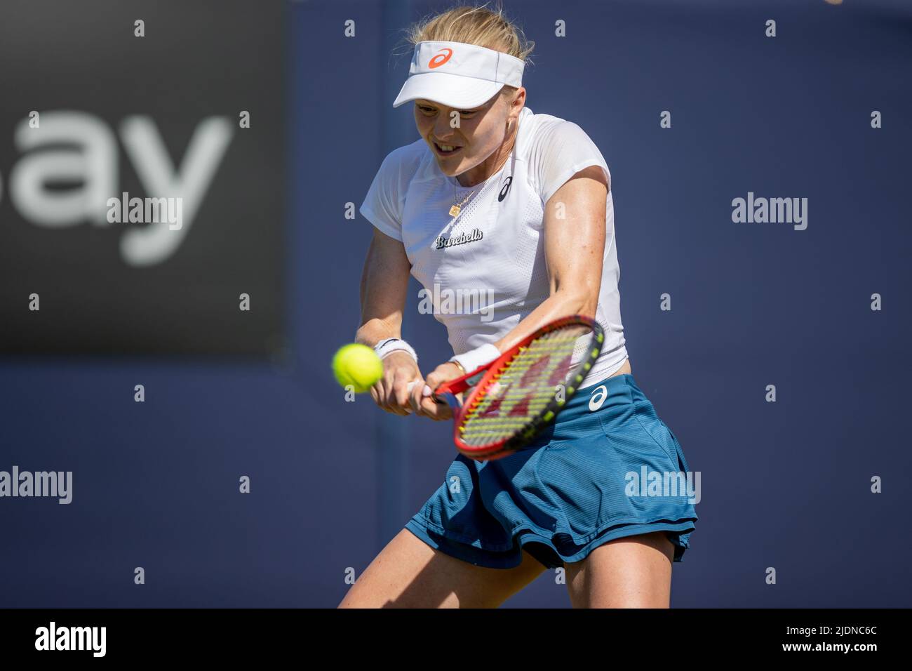Eastbourne, England, 22 June, 2022. Harriet Dart of Great Britain