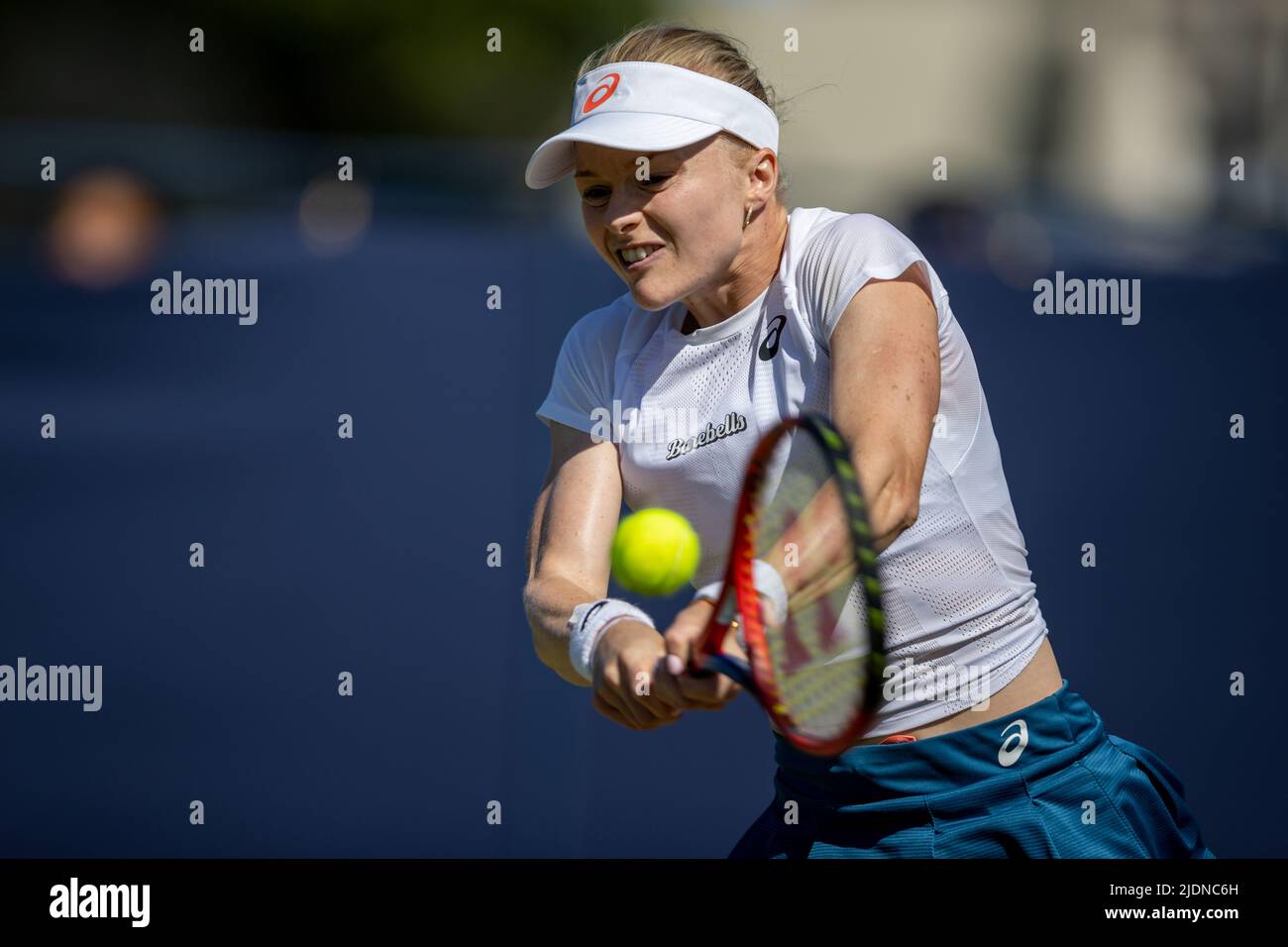 Eastbourne, England, 22 June, 2022. Harriet Dart of Great Britain