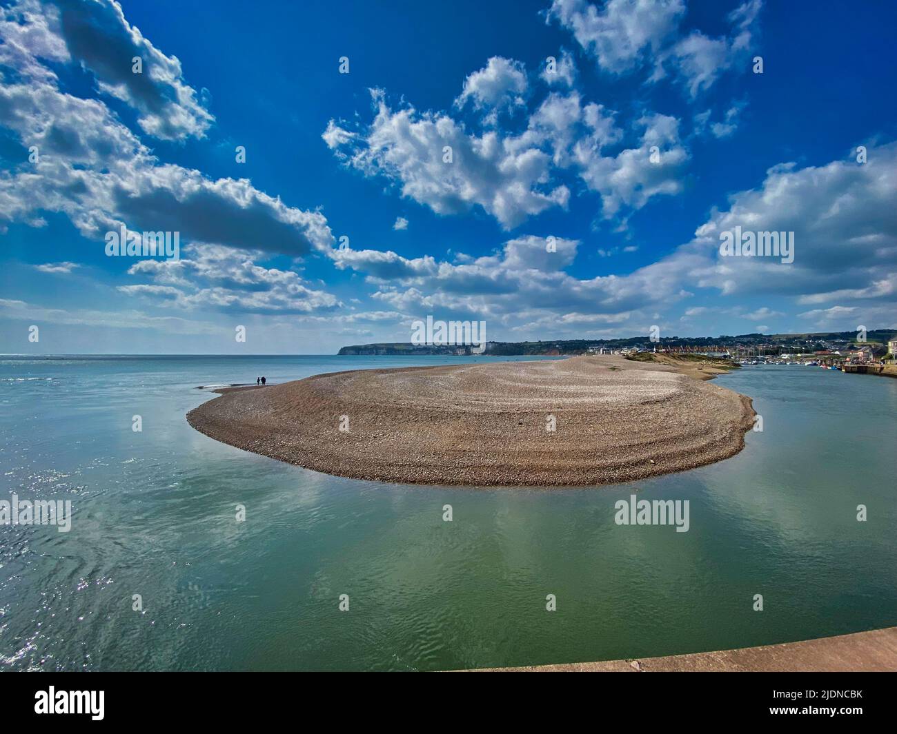 Seaton beach in Devon Stock Photo - Alamy