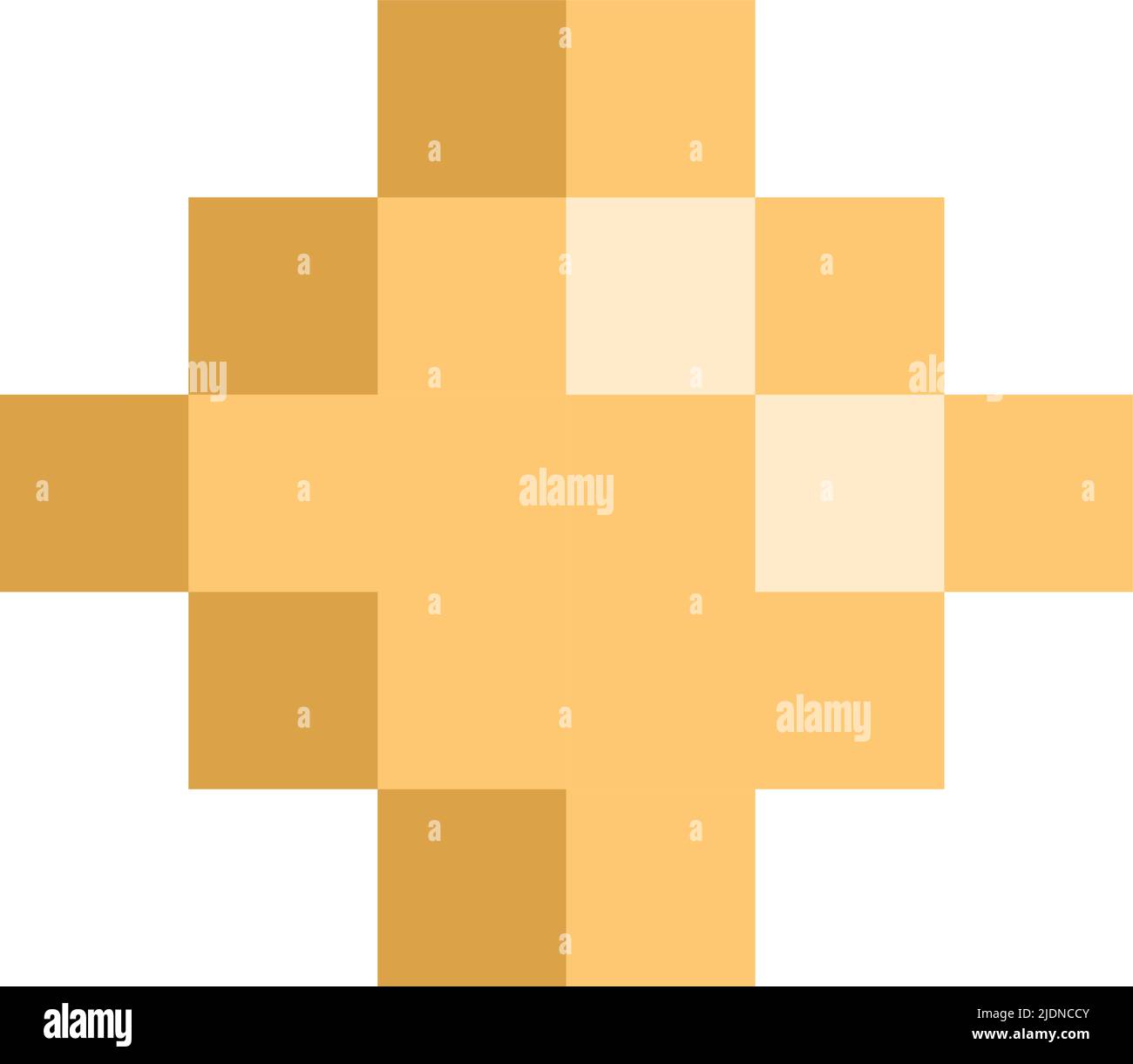 Isolated pixel golden coin icon 8 bit design Vector Stock Vector Image ...
