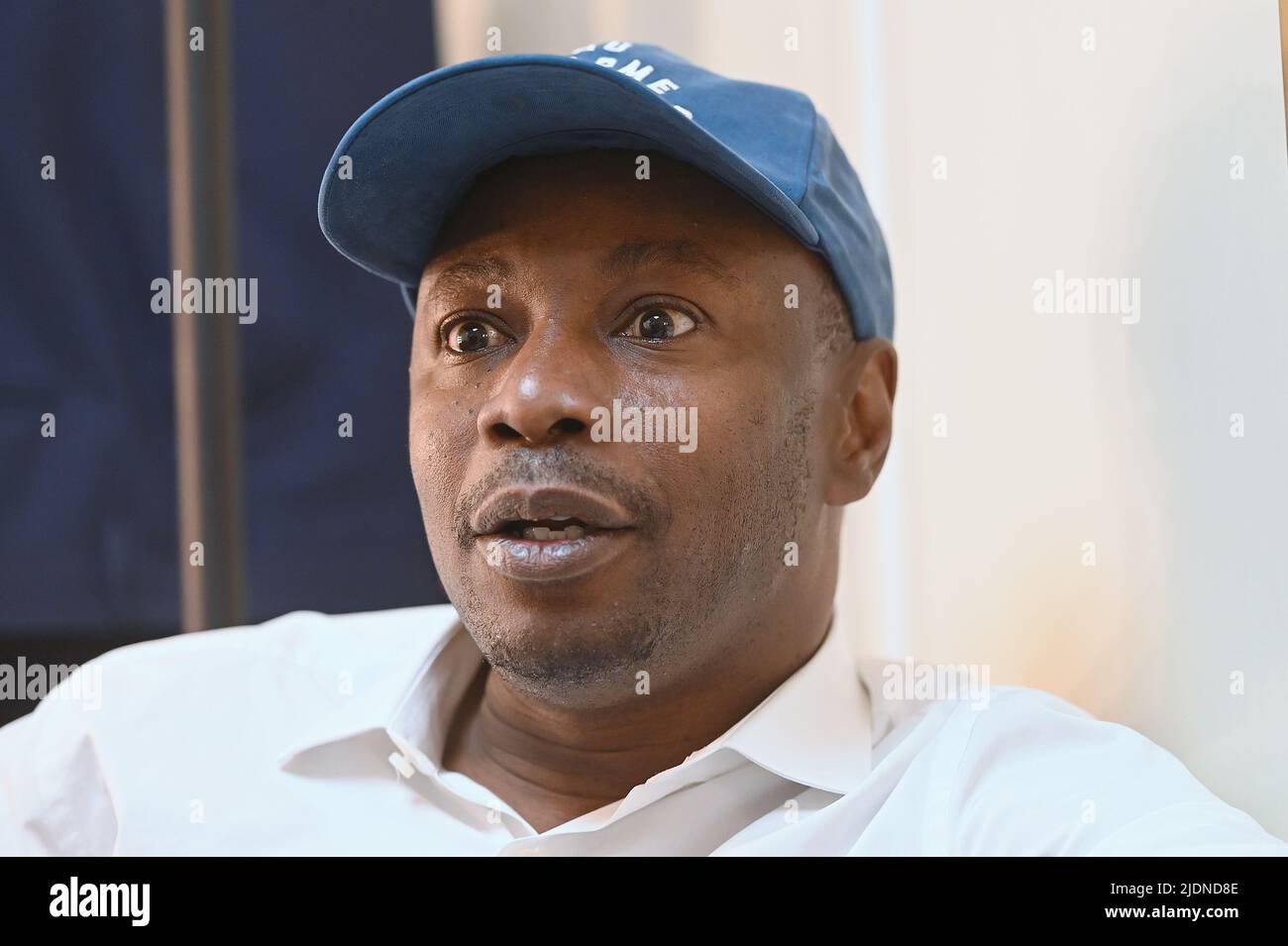 Solaar Rapper French rapper MC Solaar is photographed during an interview before ...