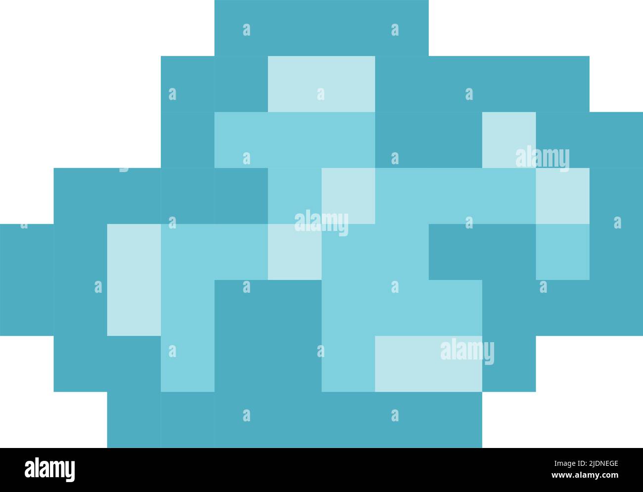 Isolated pixel cloud icon 8 bit design Vector Stock Vector Image & Art ...