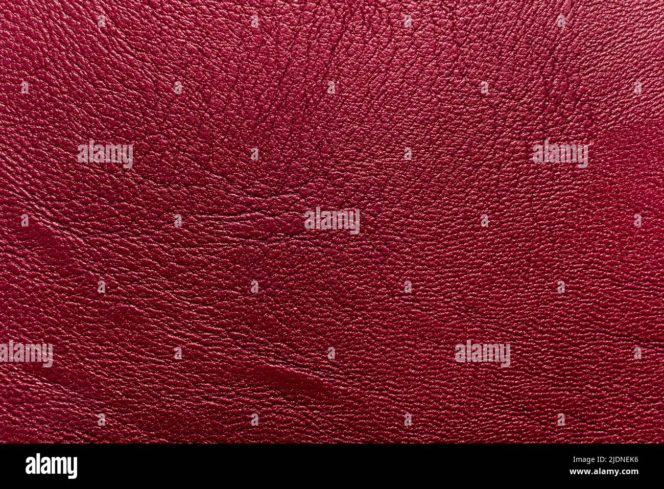The texture of natural leather is red or burgundy. Leather background Stock Photo