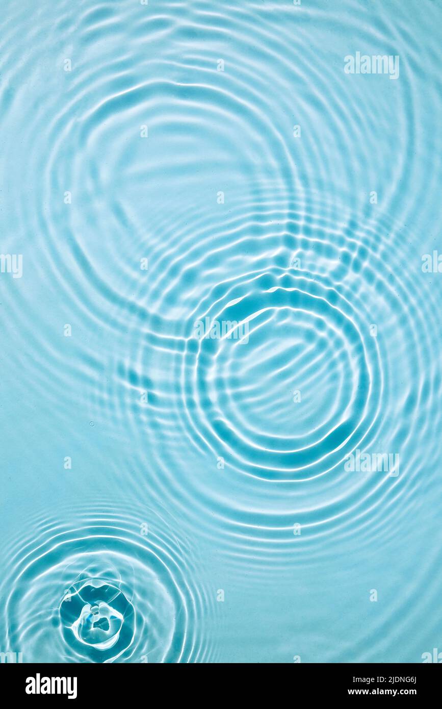 Water Ripples Flat Image Texture Water background. Blue water texture, blue mint water surface with ...