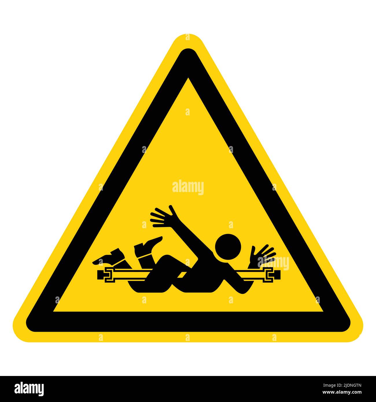 Entanglement Rotating Shaft Symbol Sign Isolate On White Background