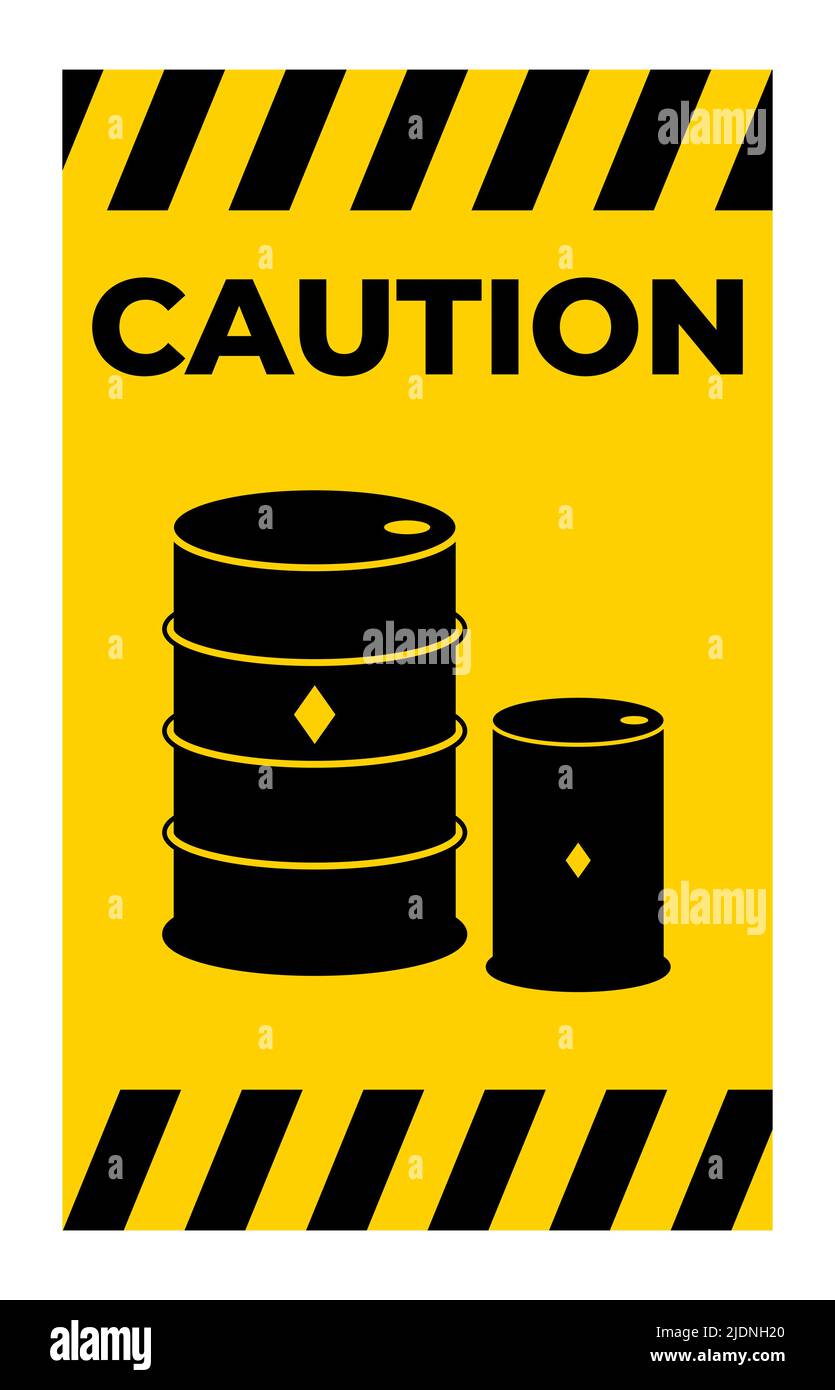Chemical Drums Black Icon White Background Stock Vector Image & Art Alamy