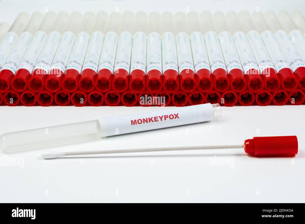 PCR test for monkeypox screening. Swabs Stock Photo Alamy