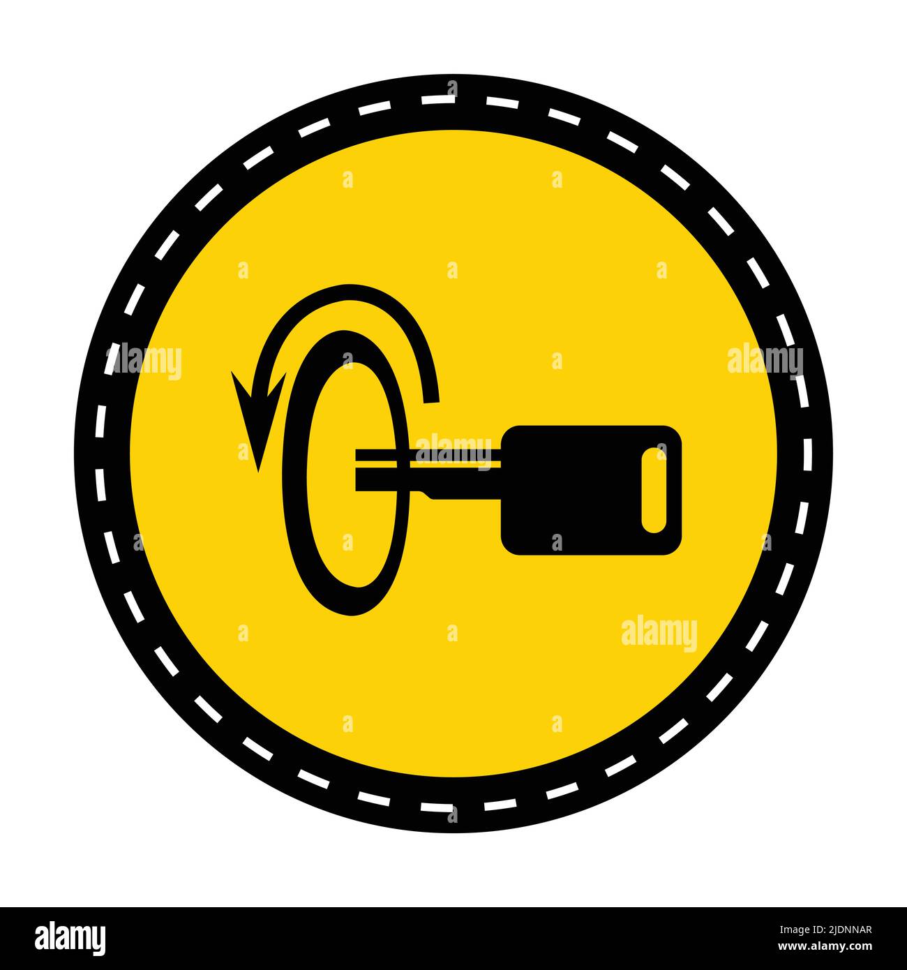 Switch Off Engine Symbol Sign Isolate On White Background,Vector