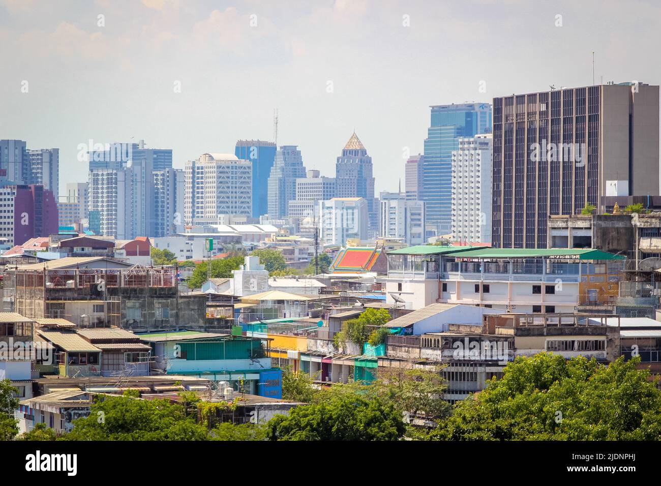 Bangkok City view from high angle Stock Photo - Alamy