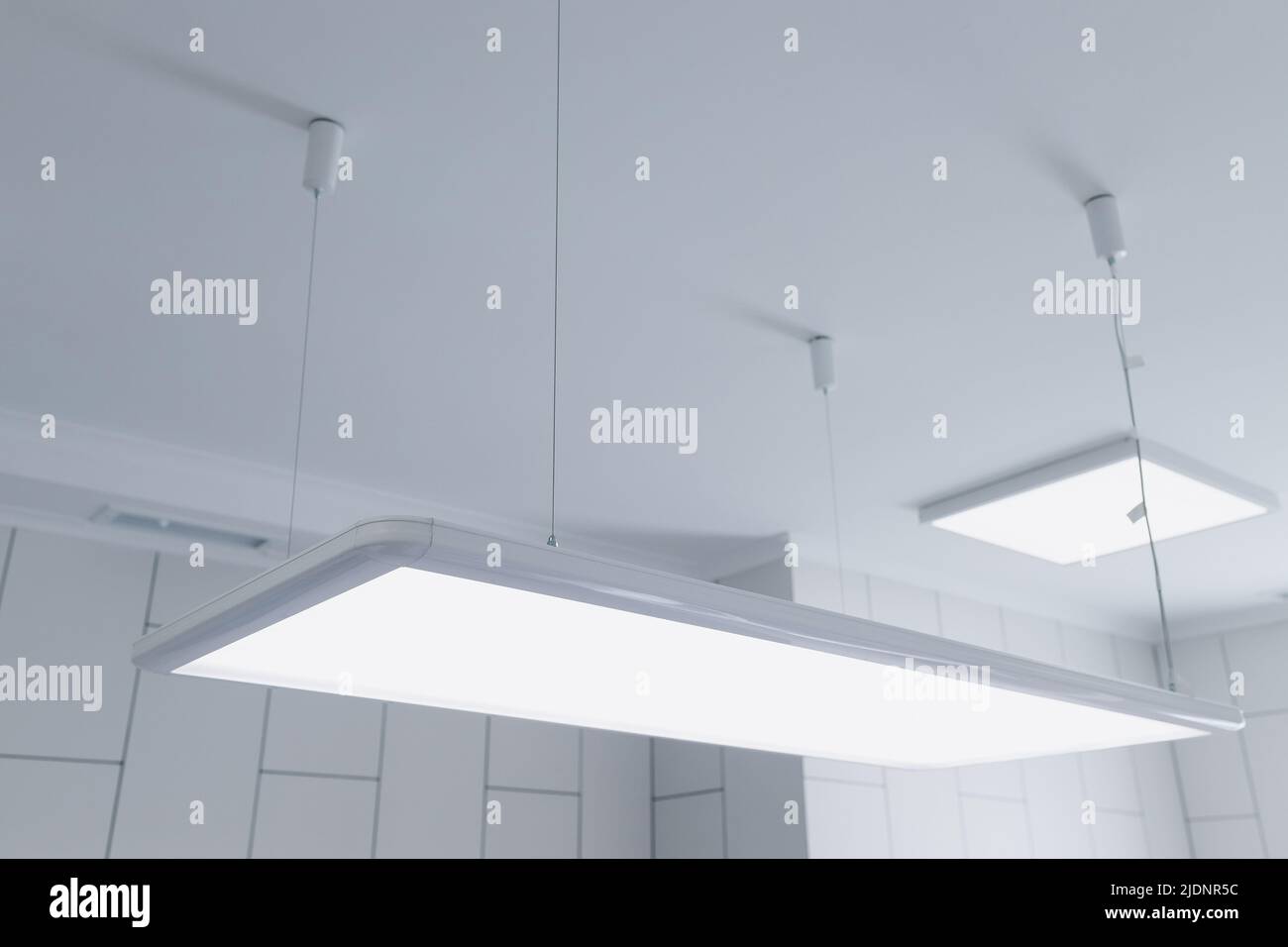 Dental equipment for lighting. Interior of a dental office. High quality photo Stock Photo