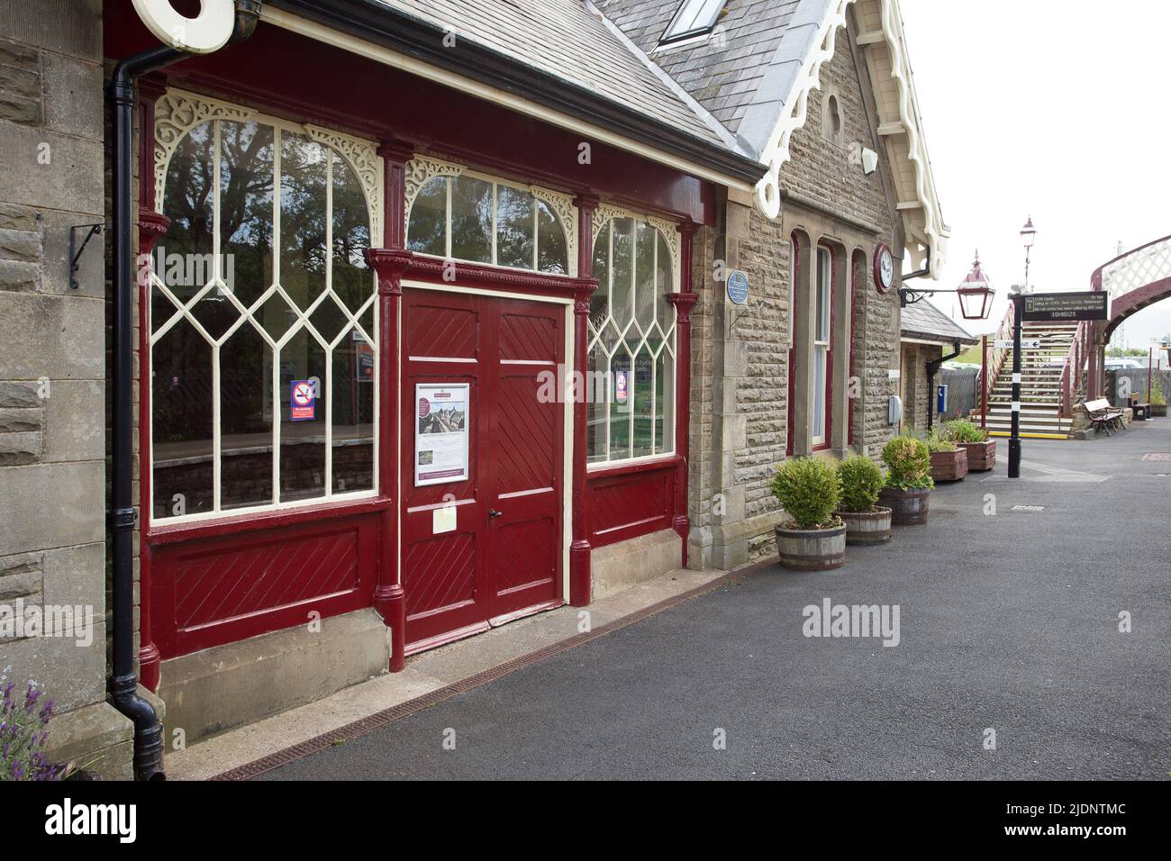 Kirkby Stephen railway station Yorkshire Dales England UK Stock Photo