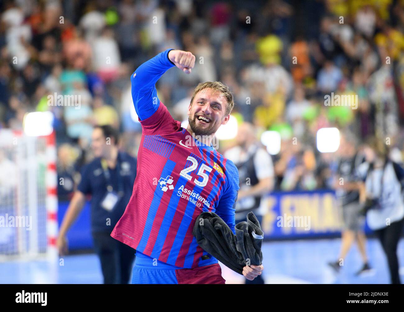final jubilation Luka CINDRIC (Barca) Handball Champions League Final ...