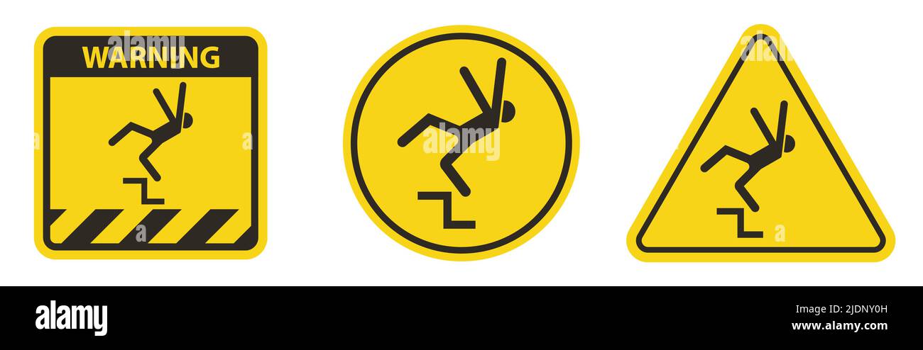 Beware Drop Symbol Sign Isolate On White Background,Vector Illustration Stock Vector