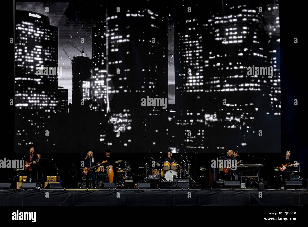 Edinburgh, Scotland, UK. 22nd June, 2022. Eagles perform live at