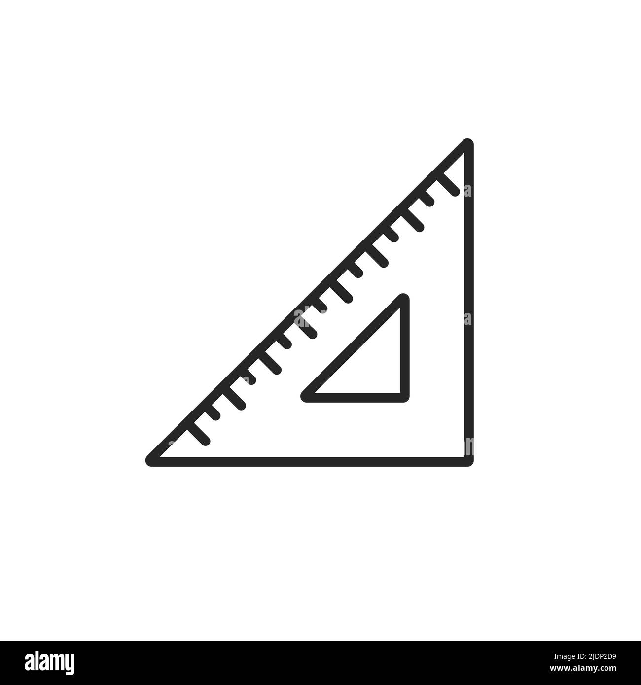 90 Degrees Angle Outline Icon Linear Stock Vector (Royalty Free