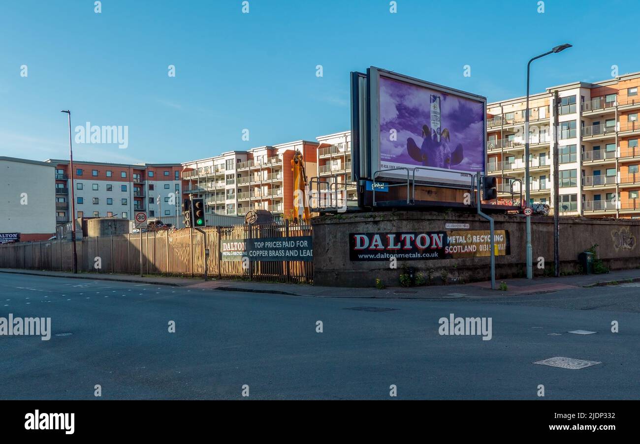 Dalton scrap metal merchants in Leith Edinburgh, Scotland, UK Stock Photo Alamy