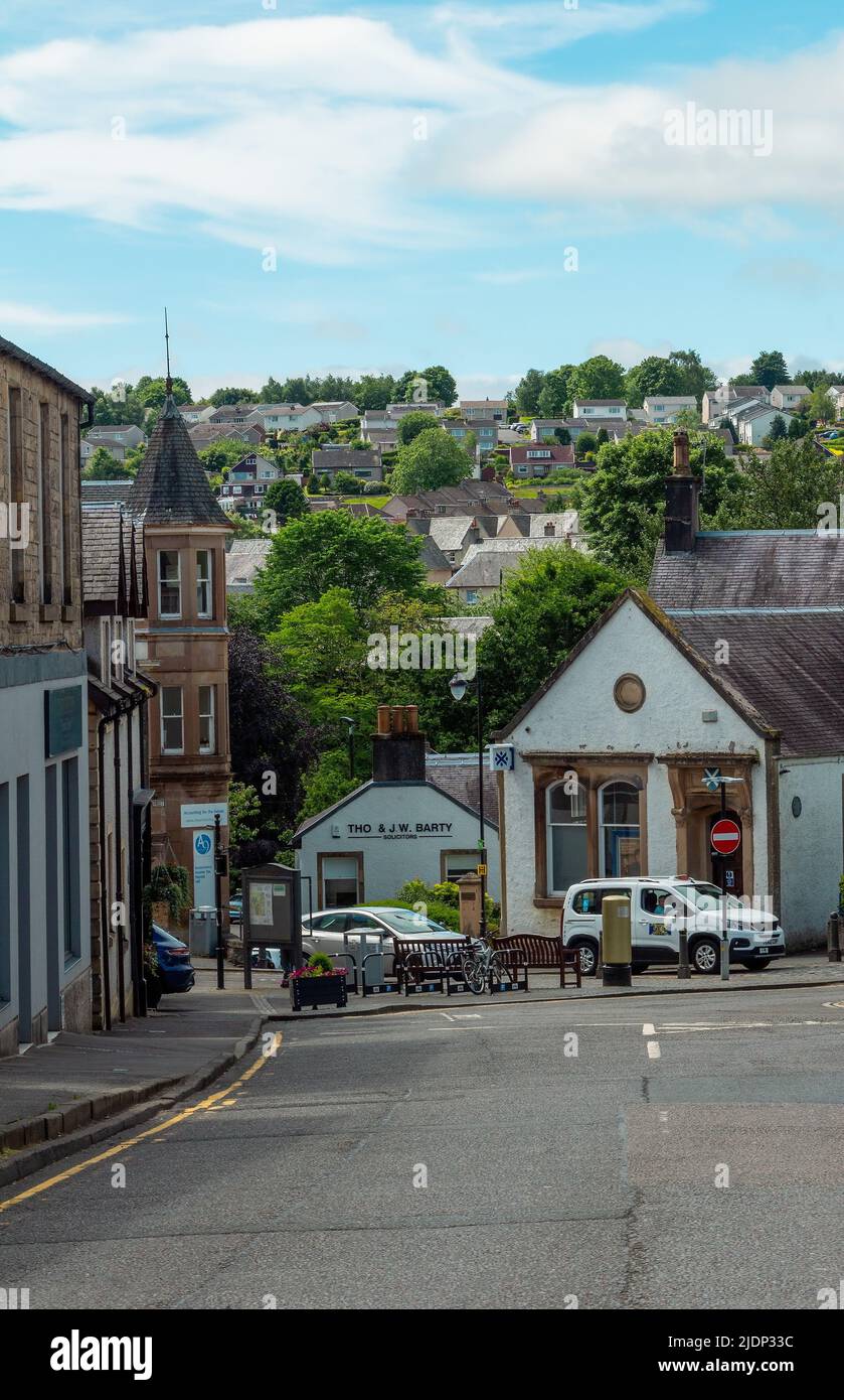 The town of Dunblane has many businesses and is a tourist destination