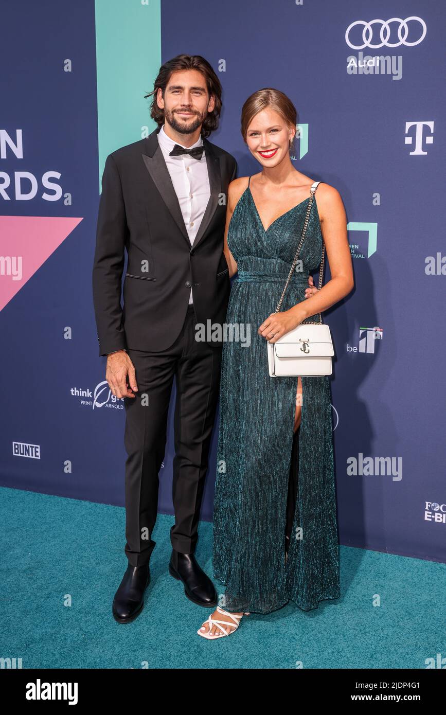 Berlin, Germany. 22nd June, 2022. Singer Alvaro Soler (L) And.
