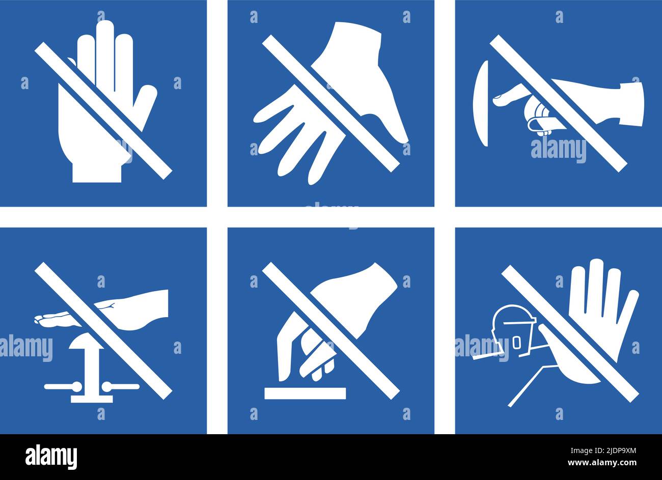 Please do not touch sign icon Stock Vector