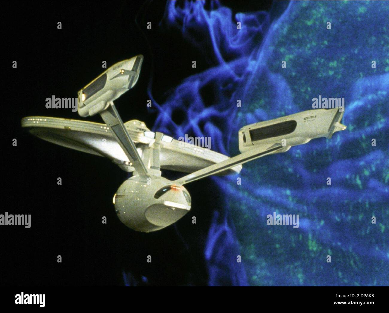 USS ENTERPRISE NCC-1701-A, STAR TREK V: THE FINAL FRONTIER, 1989 Stock Photo