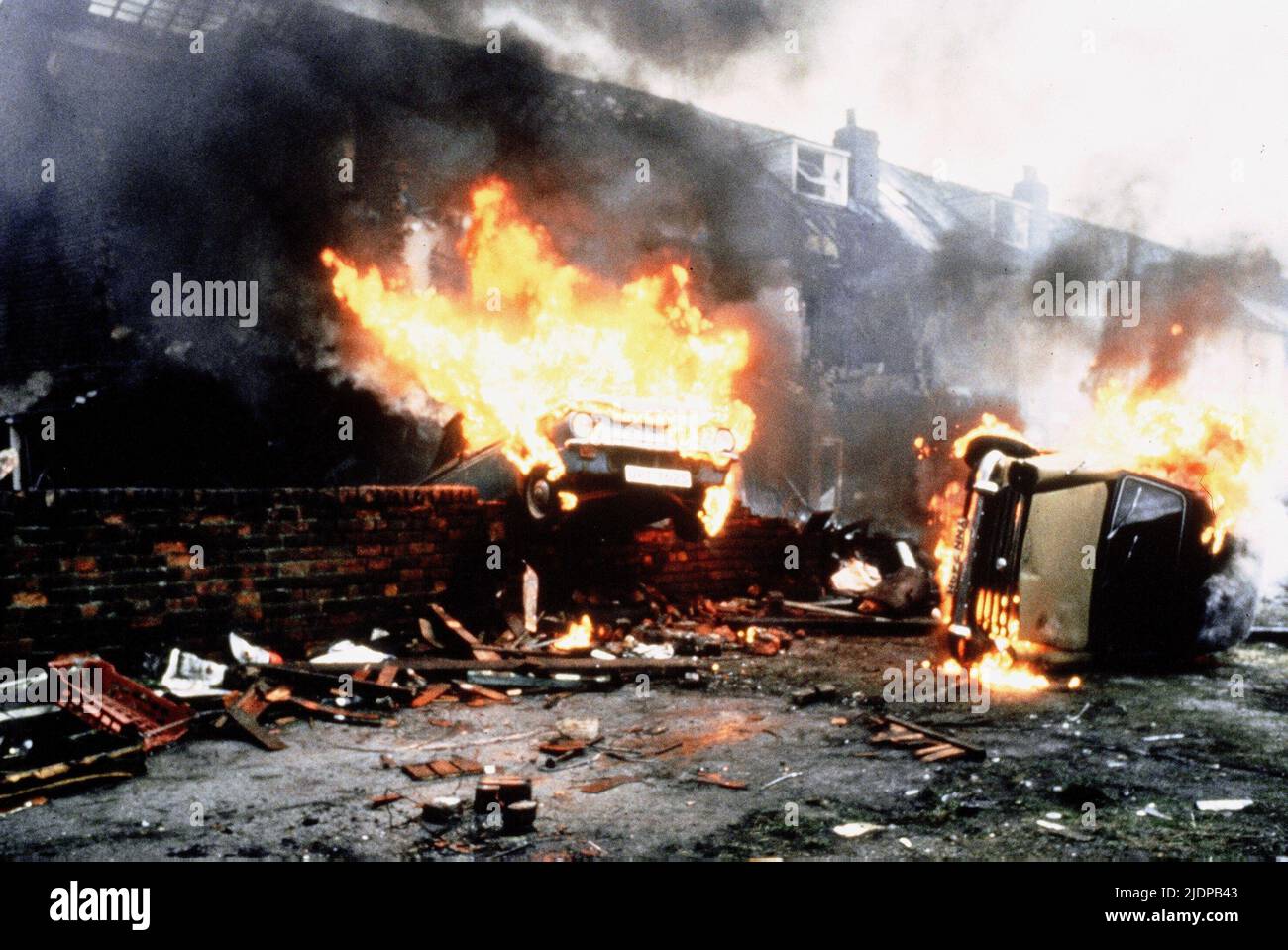 NUCLEAR ATTACK AFTERMATH, THREADS, 1984 Stock Photo