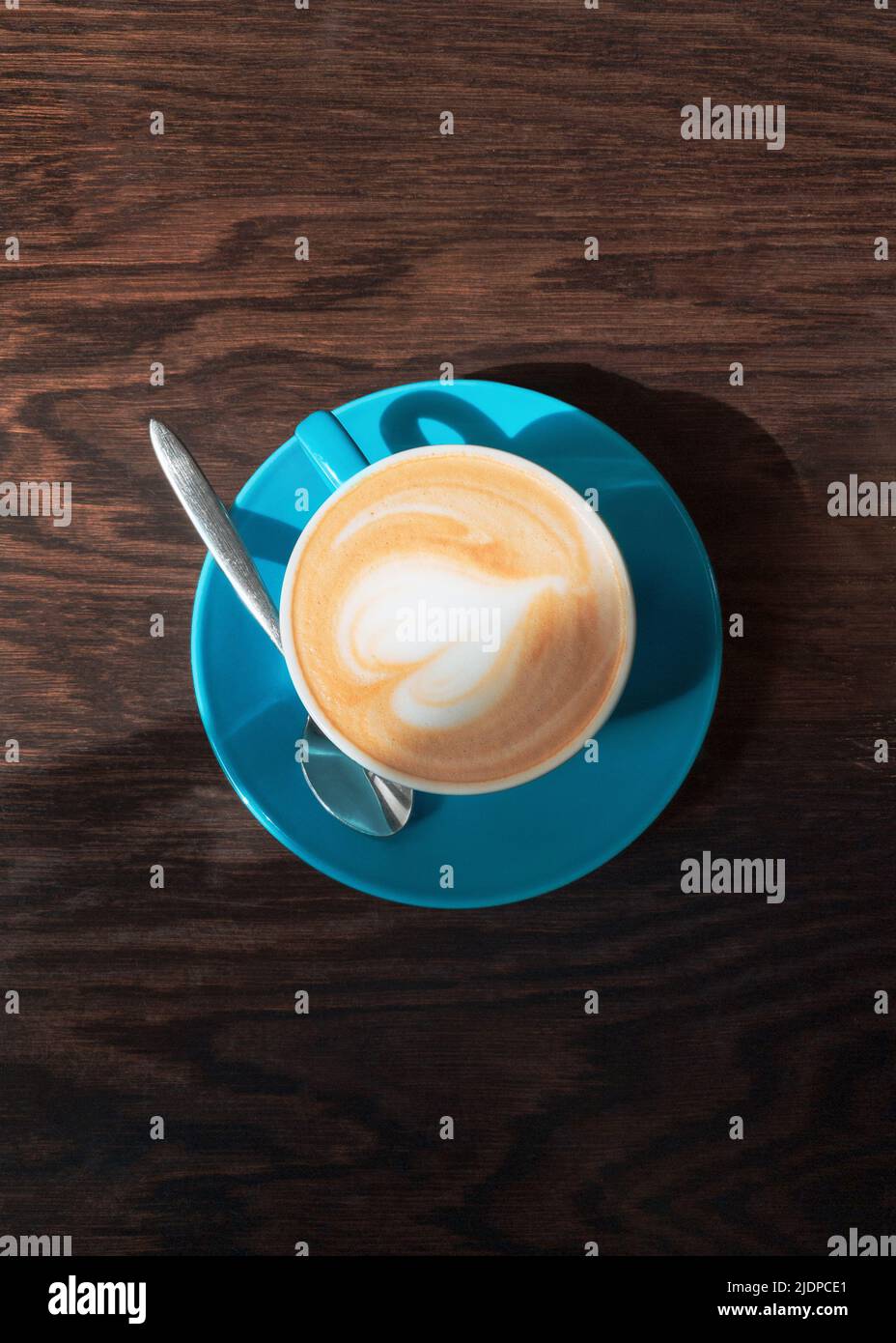 Blue vintage coffee bar hi-res stock photography and images - Alamy