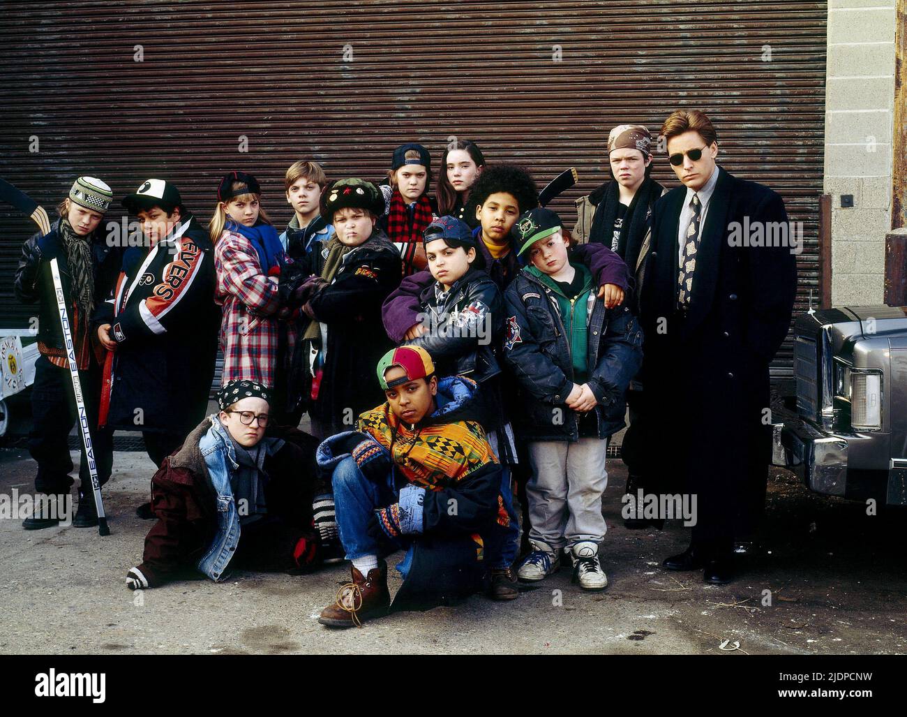 EMILIO ESTEVEZ, THE MIGHTY DUCKS, 1992 Stock Photo