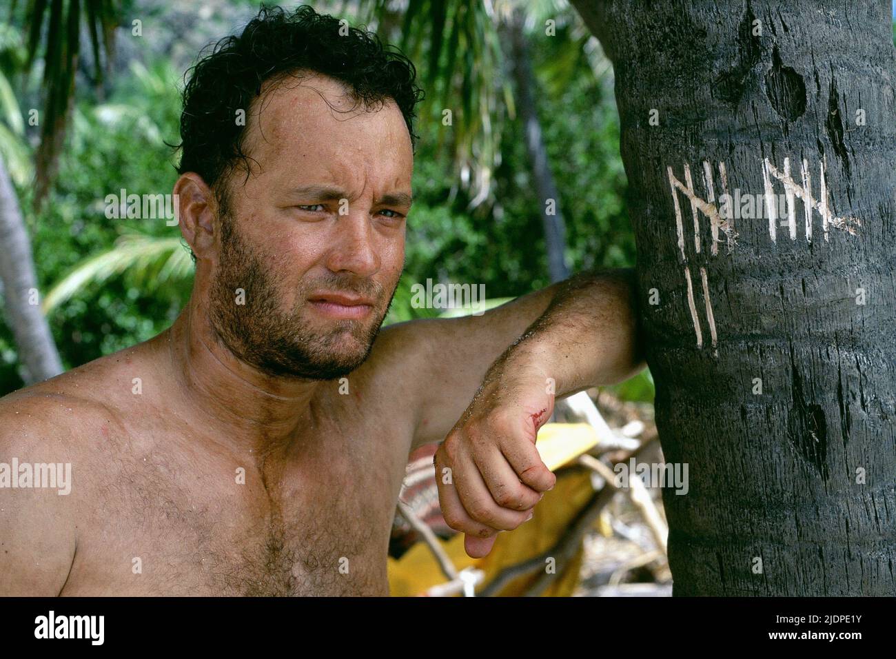 Tom hanks cast away 2000 stock photo alamy