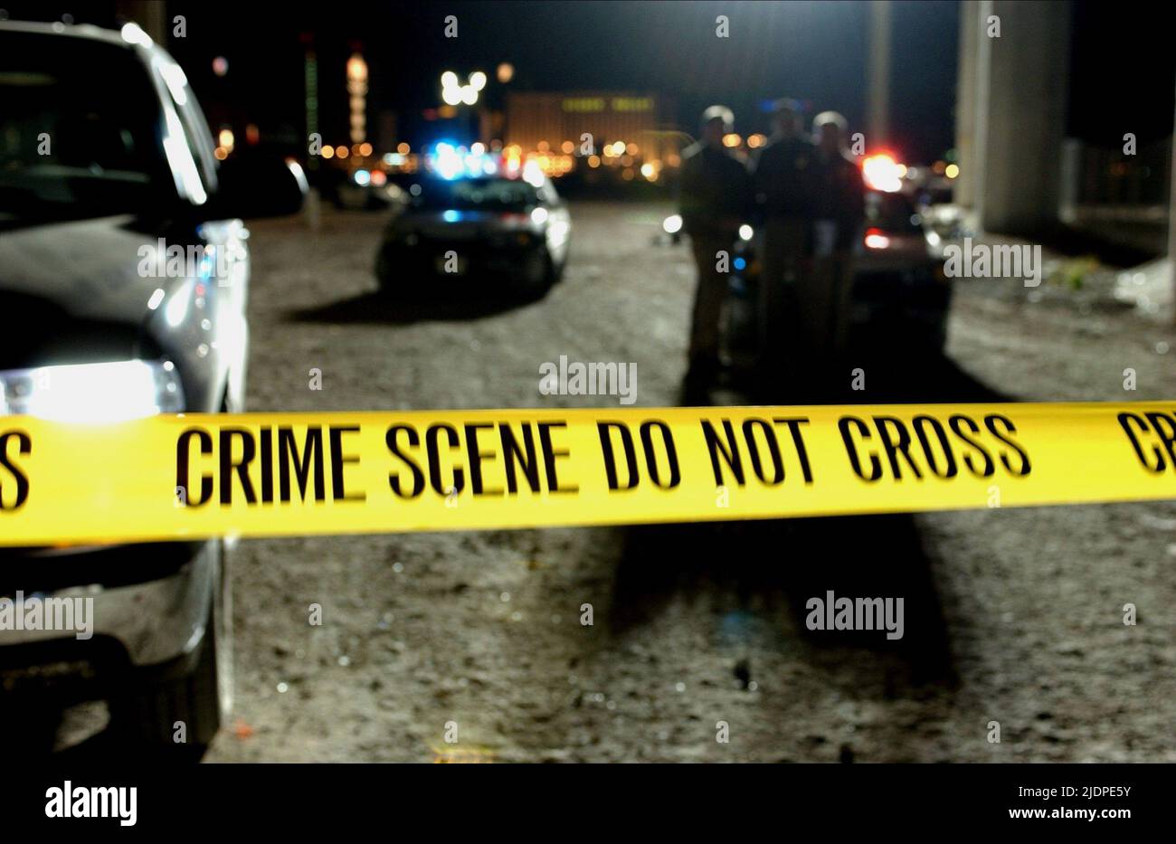POLICE CRIME SCENE, CSI: CRIME SCENE INVESTIGATION, 2000 Stock Photo