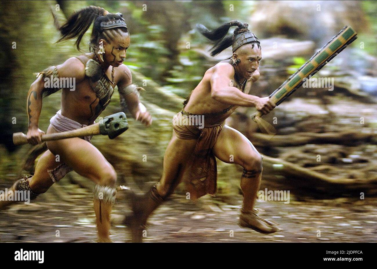 HOLCANE WARRIORS, APOCALYPTO, 2006 Stock Photo