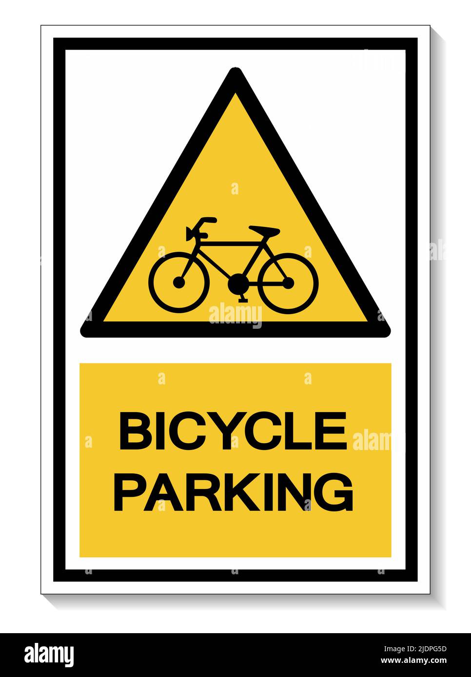 Bicycle Parking Symbol Sign Isolate on White Background,Vector