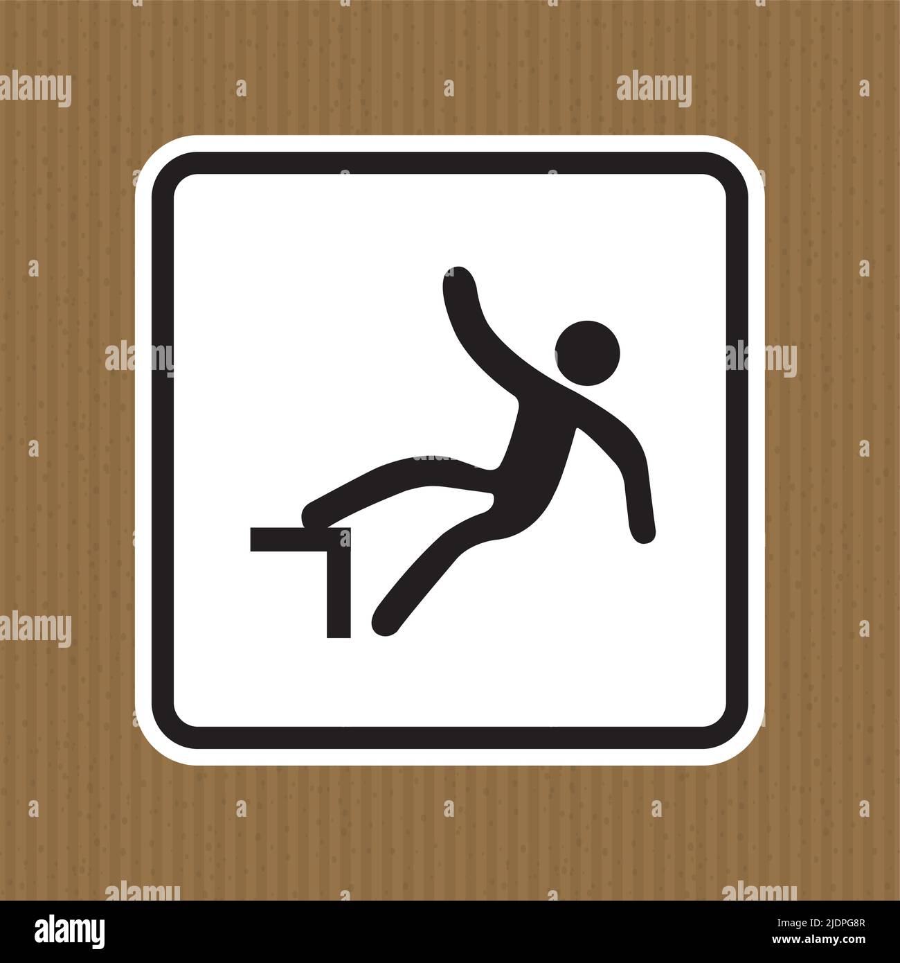 Beware Drop Symbol Sign Isolate On White Background,Vector Illustration Stock Vector