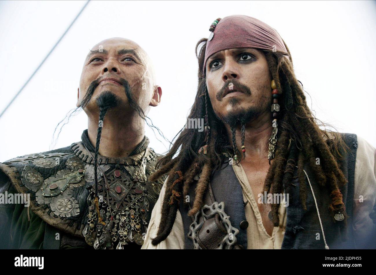 YUN-FAT,DEPP, PIRATES OF THE CARIBBEAN: AT WORLD'S END, 2007, Stock Photo