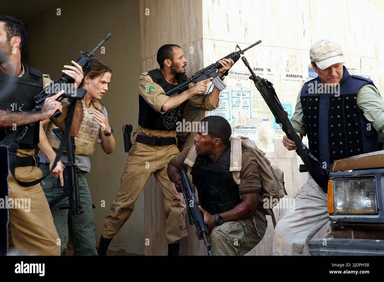 GARNER,SULIMAN,FOXX,COOPER, THE KINGDOM, 2007, Stock Photo