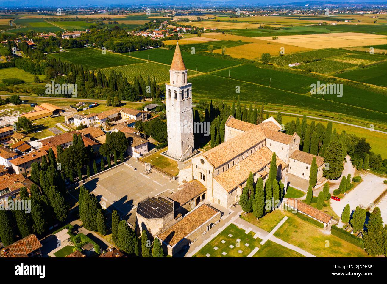 Basilica di Santa Maria Assunta in Aquileia, world Heritage Stock Photo
